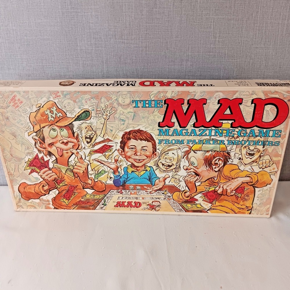 Vintage The Mad Magazine Game Parker Brothers‎ Board Game Complete 70s Toy Funny - Picture 2 of 11